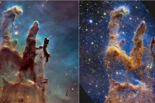 El telescopio Webb captura una nueva vista de los &#039;Pilares de la creación&#039;
