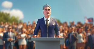 Detrás de este curioso personaje se encuentra Steven Endacott, un empresario de Brighton,