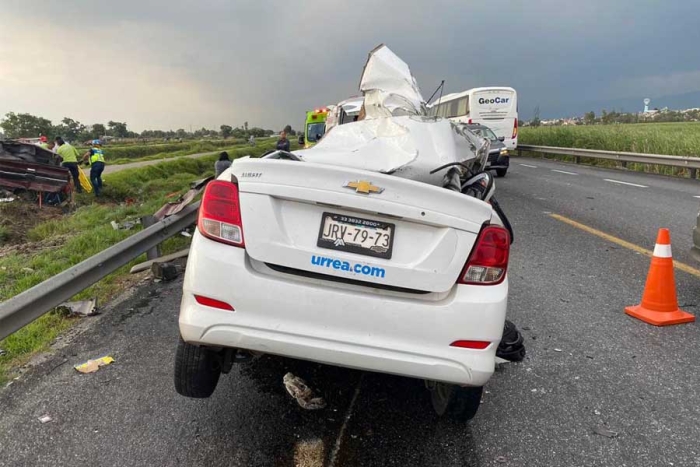 Impacto mortal entre dos vehículos en la Lerma-Tres Marias
