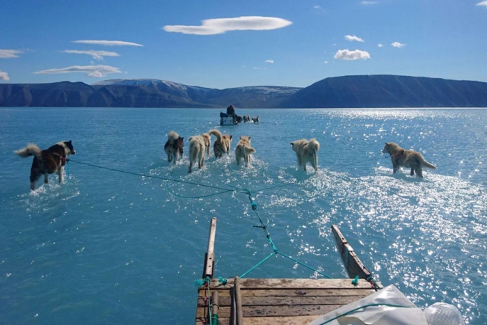 El drama del deshielo de Groenlandia en una sola foto