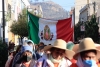 Con la fe por delante: Avanzan peregrinos de Toluca a la Basílica de Guadalupe