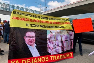 Bloquean carretera Texcoco-Lechería para pedir ampliar horario de bares y antros