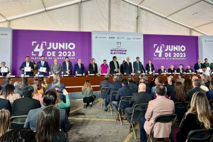 Suscriben acuerdo por la integridad del proceso electoral 2023 en Edomex