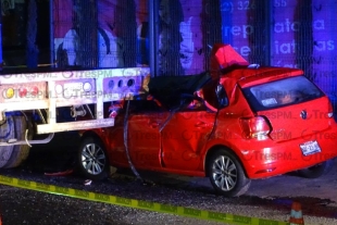 Fallece mujer en accidente hacia la central de abasto de Toluca.