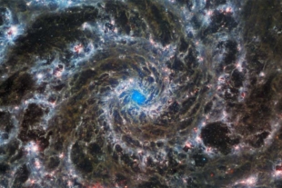 ¡Qué belleza! La ‘Galaxia Fantasma’ se ve impresionante en esta imagen del James Webb