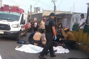 Mueren madre e hijo al impactarse en una motocicleta en Ecatepec