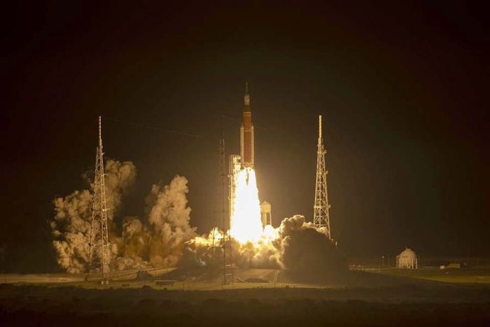 Tras dos cancelaciones, NASA lanza misión “Artemis 1” a la Luna