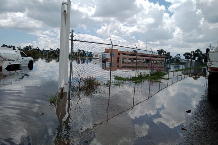 Inundaciones mantienen cerrada Universidad Politécnica de Otzolotepec