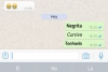Cómo poner negritas y cambiar tamaño de letra en WhatsApp