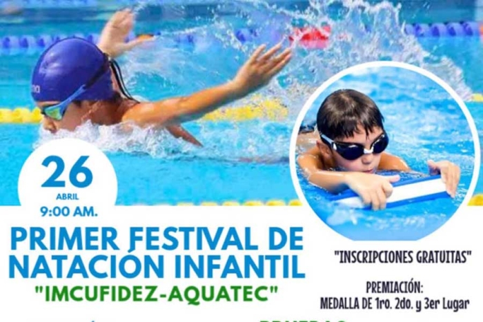 Esta iniciativa es organizada por el IMCUFIDEZ en colaboración con el Centro Acuático Valor Deportivo