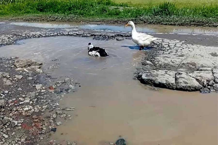 En esta zona las denuncias por el mal estado de las calles son constantes