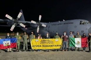 Llega ayuda humanitaria de México a Haití