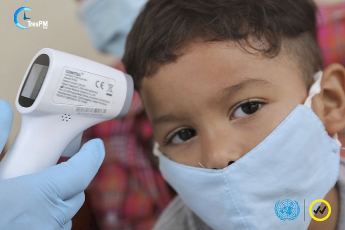 Las mascarillas no deben ser obligatorias para los niños menores de cinco años; OMS