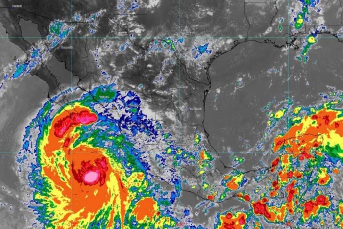 ‘Priscilla’ se intensificó a huracán categoría 2 durante la madrugada de este martes 7 de octubre