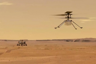 NASA vuela por primera vez un helicóptero en otro planeta
