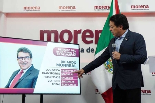 Mario Delgado presenta tercer reporte de gastos de “corcholatas”