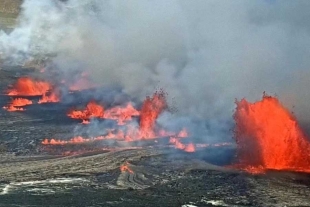 El volcán Kilauea entró en erupción por tercera vez en el año