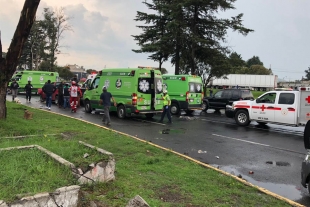 Cinco personas lesionadas por accidente múltiple en Toluca-Ixtlahuaca