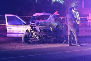 Automovilistas impactan de frente en El Yukon; hay un muerto y cuatro heridos