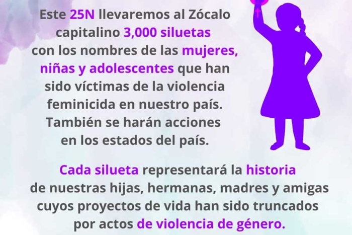 Presentan campaña "Caminemos juntas hacia la justicia, rumbo al 25N"