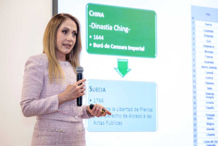 La Consejera Jurídica Universitaria resaltó que la transparencia es un principio de interpretación