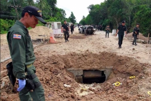 Múltiples atentados con bombas sacuden el sur de Tailandia