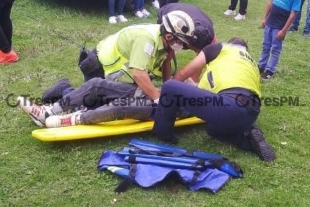 Joven cae de tirolesa en la Marquesa