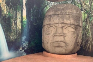 Vietnam se une a los festejos patrios exhibiendo “El Rey”, una réplica de cabeza Olmeca