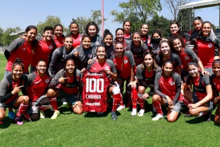 Carolina Miranda y sus 100 partidos con Toluca Femenil