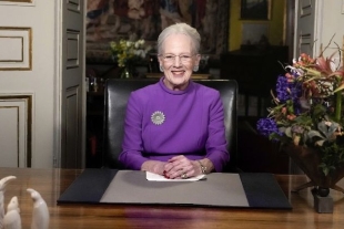 La reina Margarita II de Dinamarca anuncia su abdicación