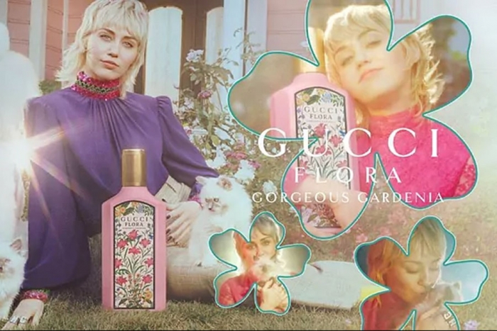 Miley Cyrus, nuevo rostro de fragancia de Gucci Beauty