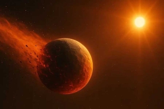 La NASA capta en tiempo real la desintegración express de un planeta