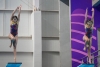 Las gemelas Cueva conquistan el oro en Asunción en trampolín de 3m