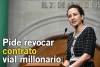 Pide Ana Yurixi Leyva revocar contrato vial millonario