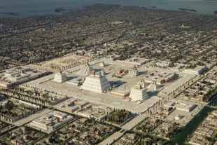 ¡Tienes que verla! Artista neerlandés recrea Tenochtitlan, la antigua capital azteca