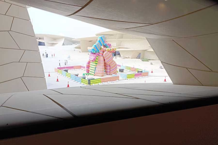 Esta semana fue inaugurada una exposición en el Museo Nacional de Catar