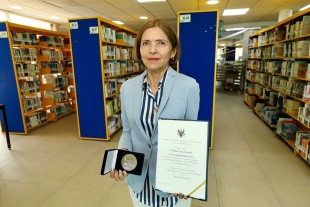 Guadalupe Hoyos, académica UAEMéx, reconocida por la Universidad de Varsovia