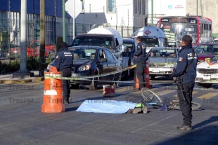 Atropellan a ciclista en Las Torres frente a La Deportiva Zinacantepec