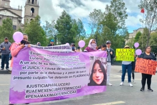 A un año del feminicidio de Lucero en San Mateo Atenco, familiares claman justicia
