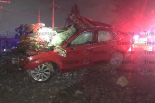 Joven falleció tras impactar su automóvil a alta velocidad