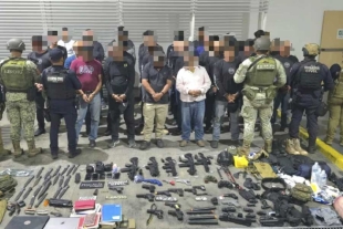 Entre los detenidos se encontraban 37 mexicanos y una persona de nacionalidad estadounidense