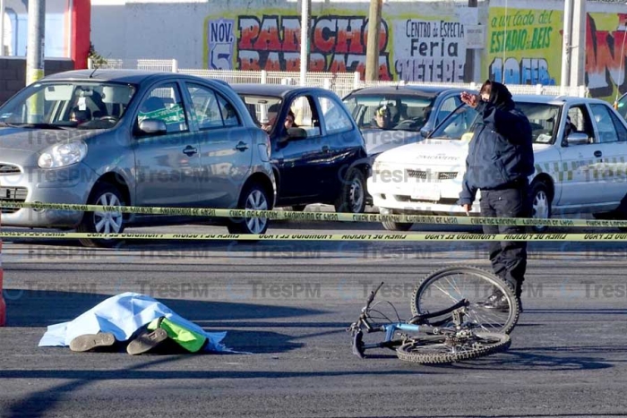 Atropellan a ciclista en Las Torres frente a La Deportiva Zinacantepec