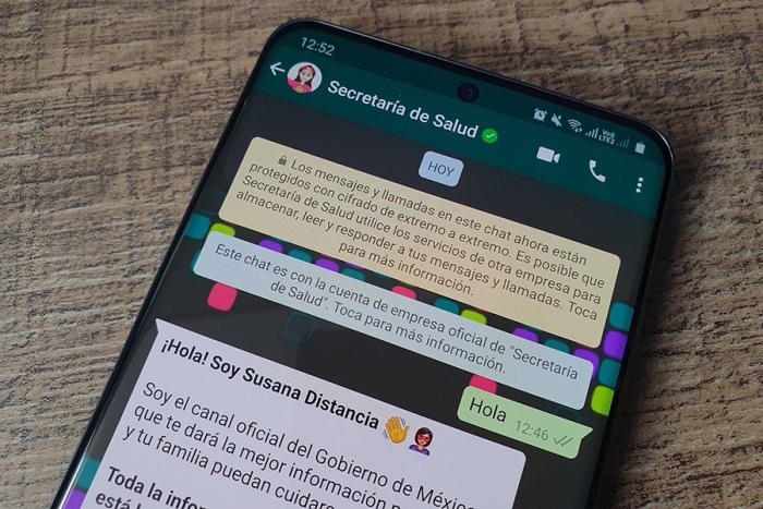 Susana Distancia responde preguntas sobre COVID-19 a través de WhatsApp