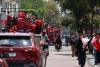 Celebran día del Bombero con caravana en calles de Toluca