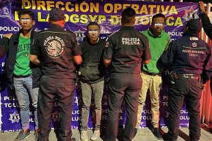 Los individuos fueron detenidos y presentados ante el Ministerio Público