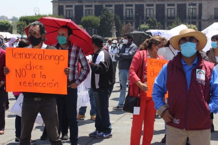 Aspirantes de Morena se manifestaron por presunto “dedazo” en designación de candidatos