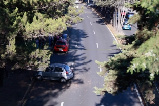 El hecho se registró a la altura de la calle Gran Lago del Oso y Paseo Tollocan en la colonia Isidro Fabela
