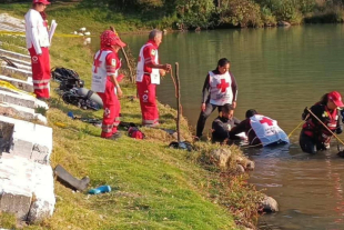 Rescatistas recuperaron el cuerpo de un menor en la presa Benito Juárez, en Villa del Carbón, tras varias horas de búsqueda subacuática.