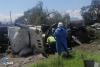 Volcadura de trailer colapsa la Toluca-Tenango