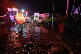 Hasta el momento no se reportan personas lesionadas por el desbordamiento.